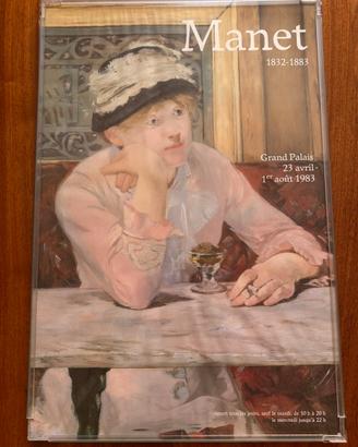1983 Poster Manet La Prune Mostra Grand Palais Par