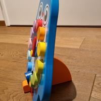 Gioco di legno impara numeri e ore