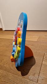 Gioco di legno impara numeri e ore