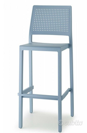 Sgabello Emi Azzurro H 75