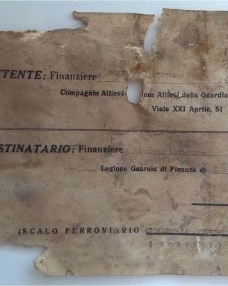 Documento Postale Militare