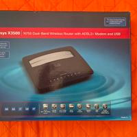 Modem router wireless dual-band Linksys X3500 N750