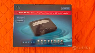 Modem router wireless dual-band Linksys X3500 N750