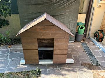CUCCIA CANE IN LEGNO