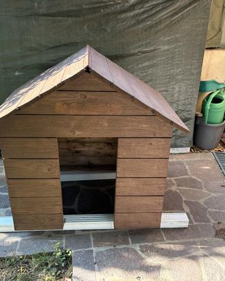 CUCCIA CANE IN LEGNO