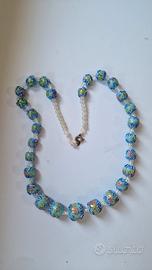 collana vintage hand made vetro di murano 