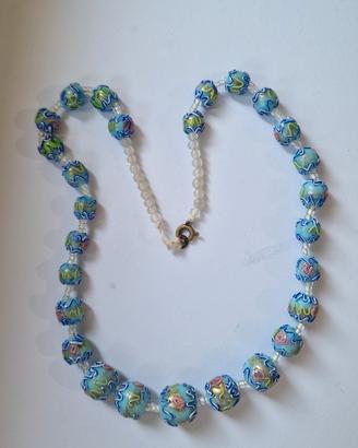 collana vintage hand made vetro di murano 