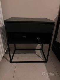 Comodini  ikea nero