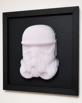 Stormtrooper, quadro in rilievo, Star Wars