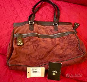 Borsa 1a Classe Pelle Bordeaux  con cartellino