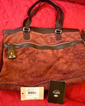 Borsa 1a Classe Pelle Bordeaux  con cartellino