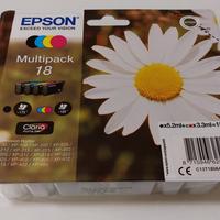 Cartucce EPSON 18 Multipack originali. 25 Euro