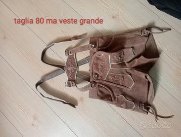 lederhosen taglia 80