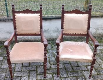 Poltroncine in legno massello