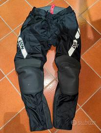 Pantaloni Moto IXS tessuto/pelle TG 52