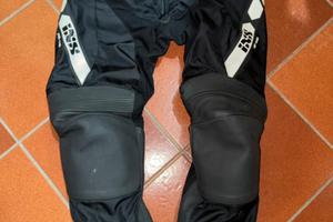 Pantaloni Moto IXS tessuto/pelle TG 52
