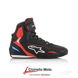 HONDA FASTER-3 SHOES BLACK RED BLUE