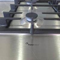 PIANO COTTURA 5 FUOCHI BOSCH 90cm INOX 1 RAPIDO GR