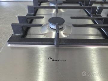 PIANO COTTURA 5 FUOCHI BOSCH 90cm INOX 1 RAPIDO GR