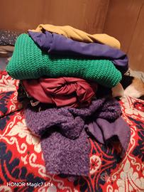 lotto scarpe e vestiti donna