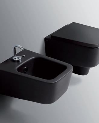 WC E BIDET SOSPESI ANTRACITE MATT