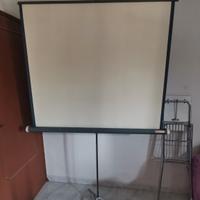 Telo e supporto per proiettore 
