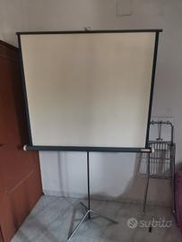Telo e supporto per proiettore 
