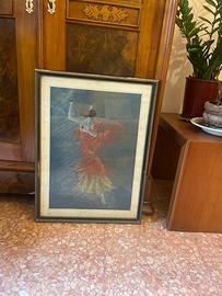 Meraviglioso acquarello spagnolo 1962