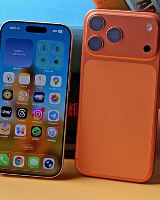 iphone 17 pro max 256 arancione-apple care plus