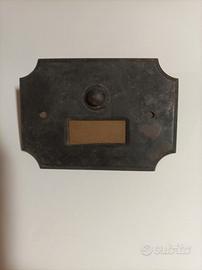 Pulsante Campanello Vintage in ottone Brunito - An