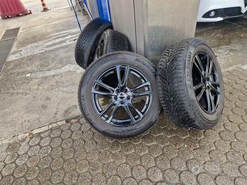 4 GOMME YOKOHAMA M+S 235/60R18 107V XL + 4 CERCHI