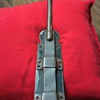 chiavistello per portoni misure 6x53 cm, usato 