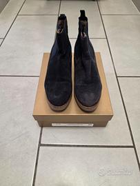 Stivaletto camoscio donna UNISA tg. 37 colore BLU