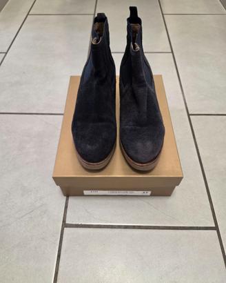 Stivaletto camoscio donna UNISA tg. 37 colore BLU