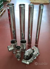 CANNE FUMARIE INOX AISI316 NUOVE