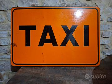 cartello stradale "TAXI" 1999