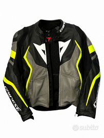 Giubbotto moto Dainese in pelle taglia 48