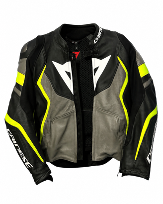 Giubbotto moto Dainese in pelle taglia 48
