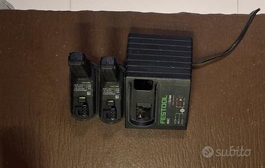 caricabatterie festool mxc e 2 batterie 1,3 ah