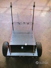 Carrello/cerretto multiuso artigianale in ferro