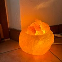 Lampada sale rosa - modello braciere