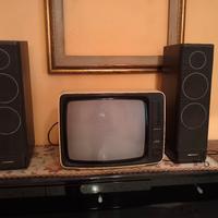 TV vintage + casse Graundig 