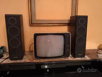 TV vintage + casse Graundig 