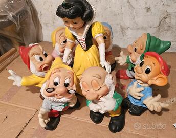BIANCANEVE e i 7 NANI Walt Disney Ledra - anni '60