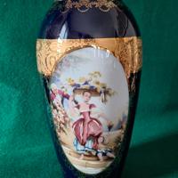 Vaso portafiori porcellana Limoges Francia