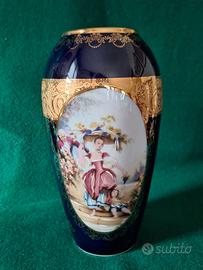 Vaso portafiori porcellana Limoges Francia