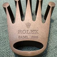 Rolex Fermacarte Paperweight Basel 2010 Bronzo Top