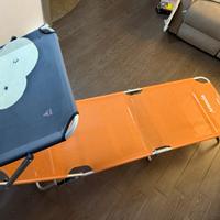 Lettino sdraio pieghevole