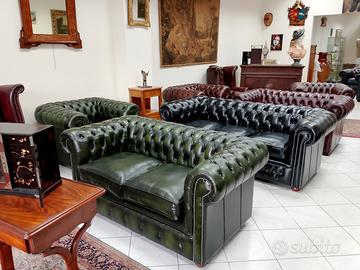 Divani e poltrone chesterfield nuovi originali 