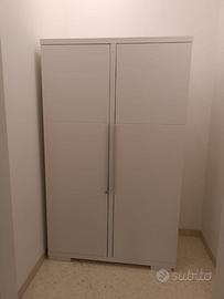 armadio bianco 2 ante